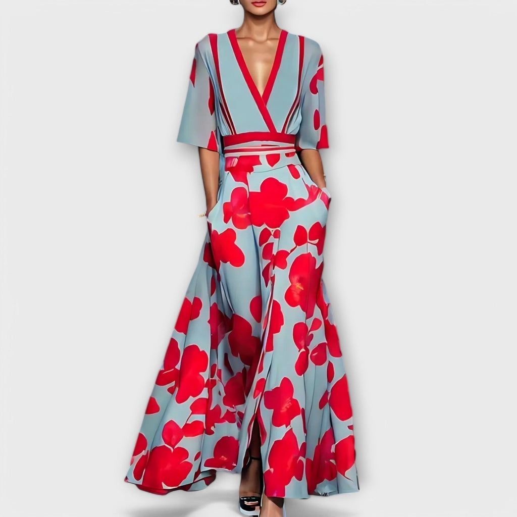Elegant Floral Sheath Dress