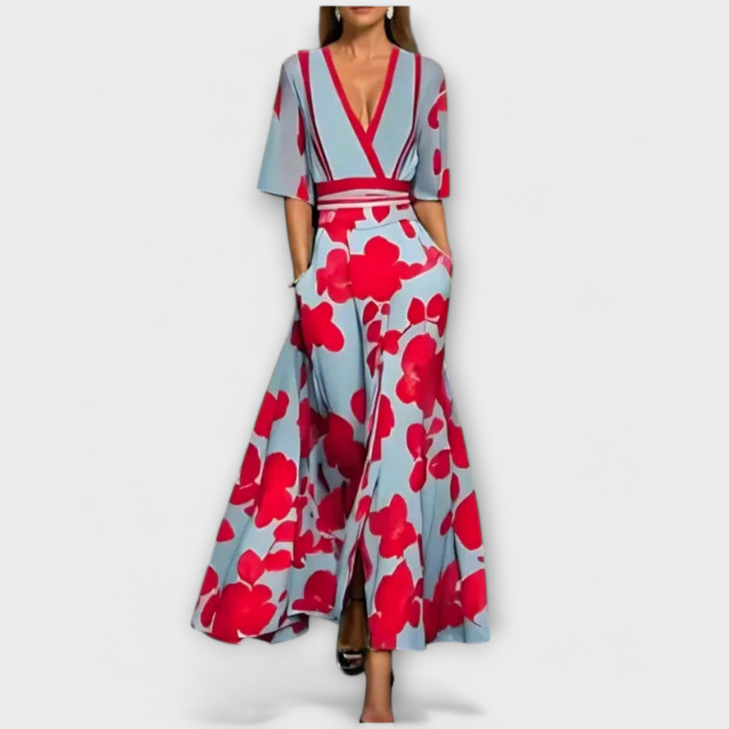 Elegant Floral Sheath Dress