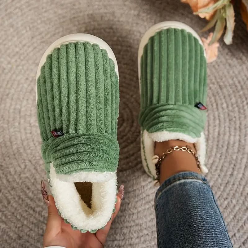 Unisex Thermal Slippers Fleece-Lined