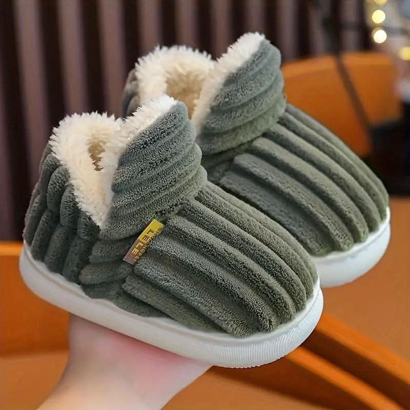 Unisex Thermal Slippers Fleece-Lined