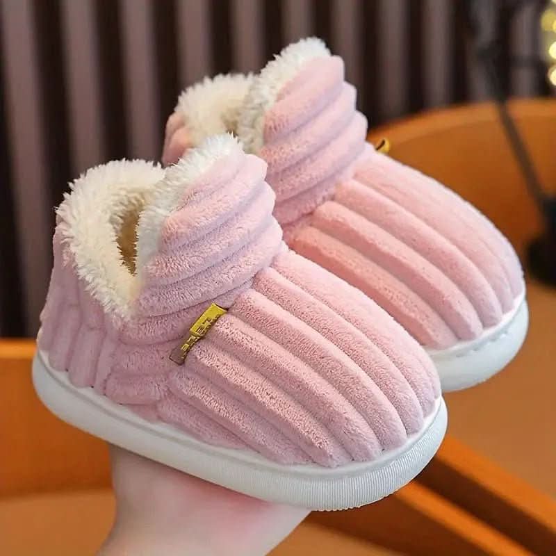 Unisex Thermal Slippers Fleece-Lined