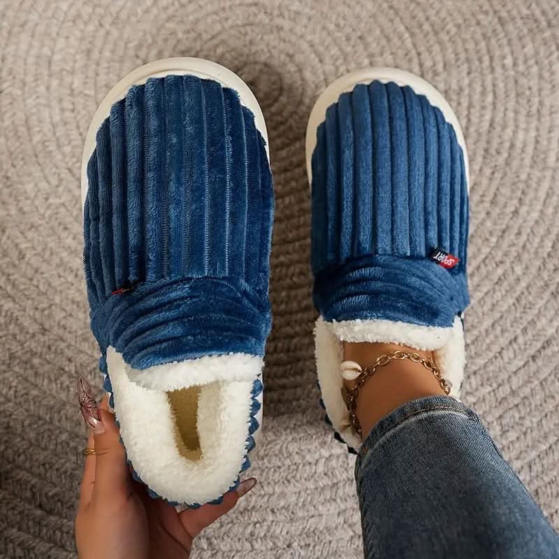 Unisex Thermal Slippers Fleece-Lined