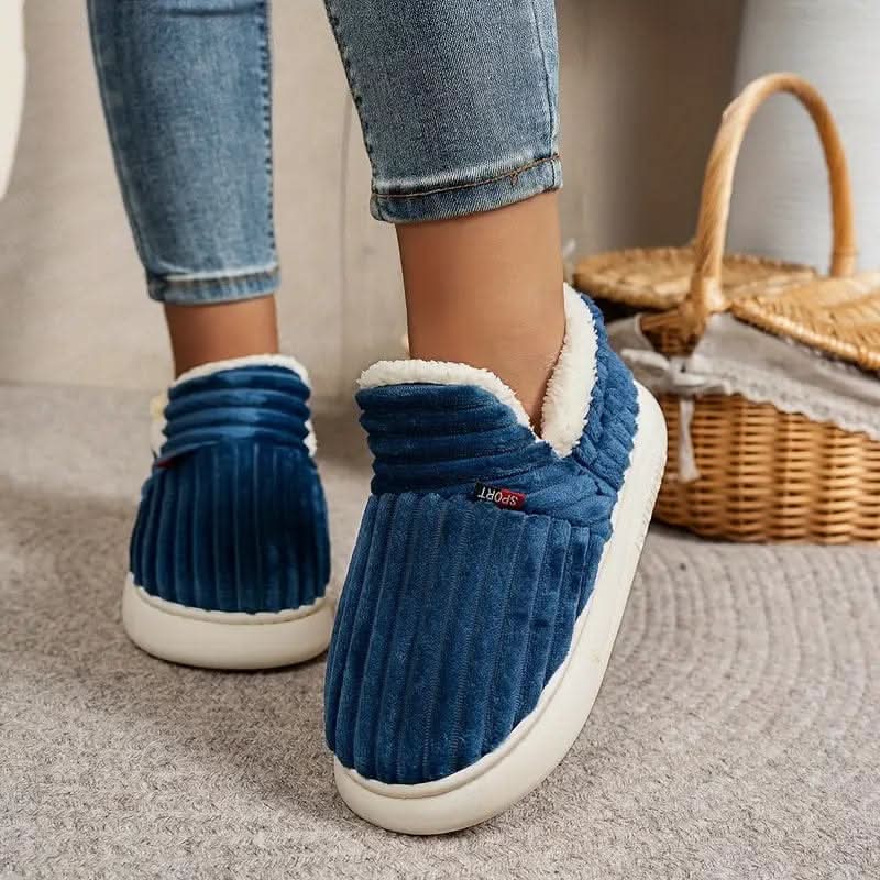 Unisex Thermal Slippers Fleece-Lined