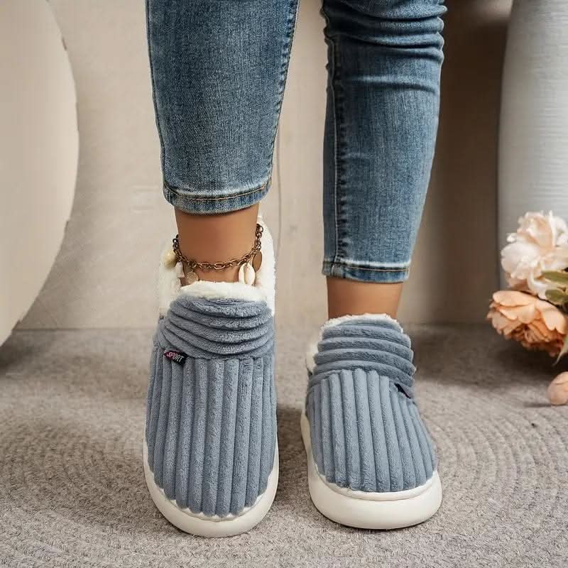 Unisex Thermal Slippers Fleece-Lined