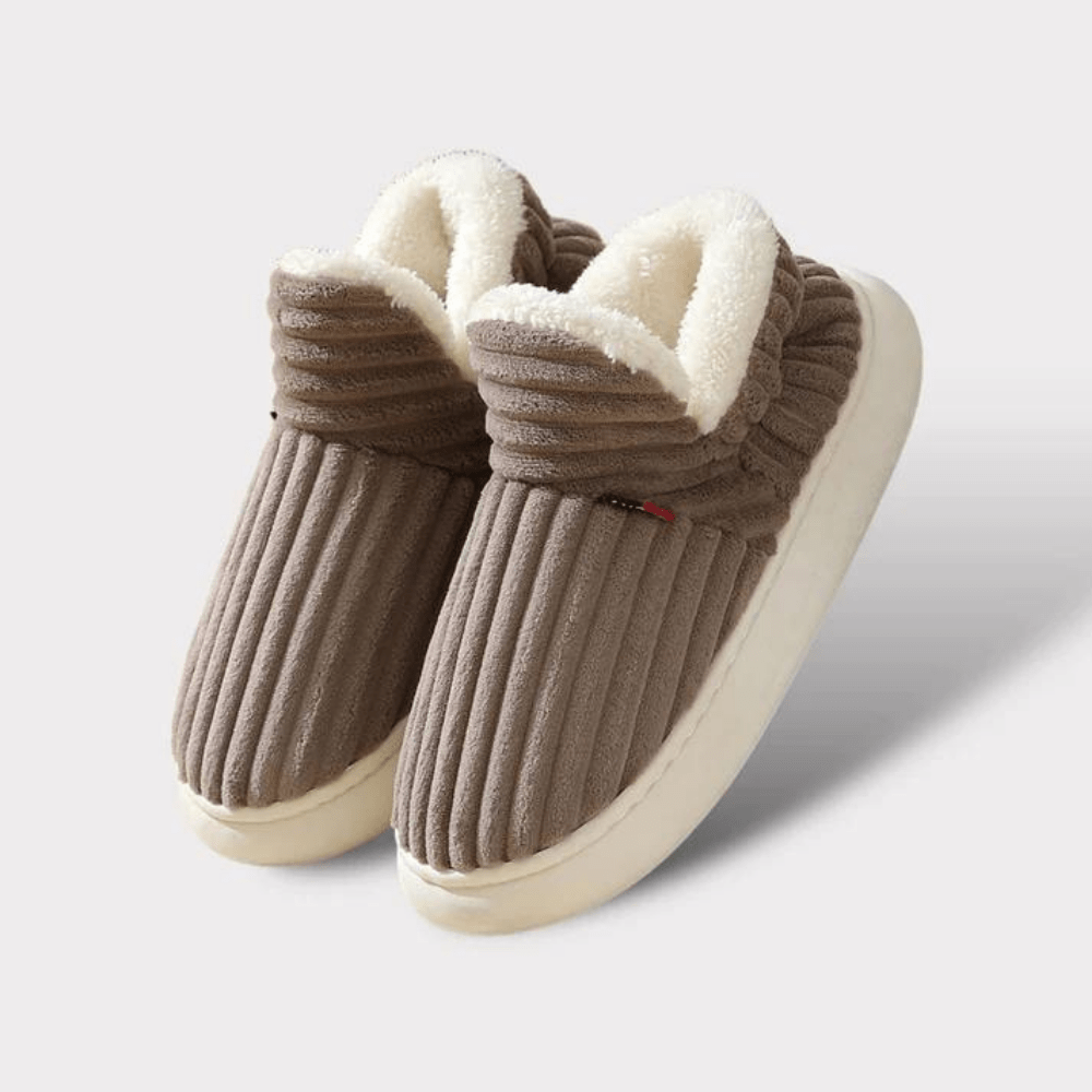 Unisex Thermal Slippers Fleece-Lined