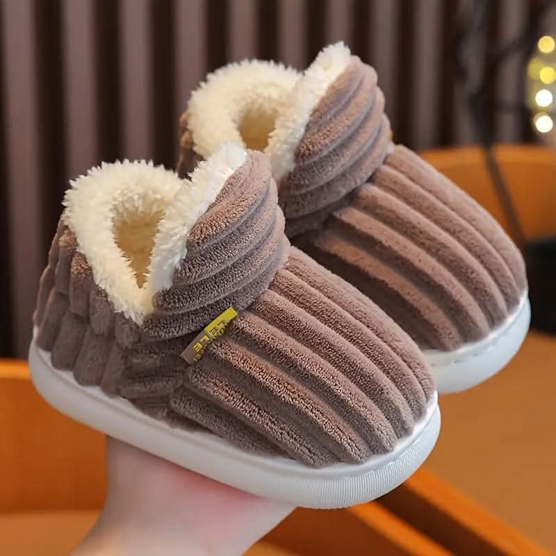 Unisex Thermal Slippers Fleece-Lined