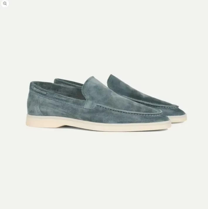 James | Men’s Stylish Suede Yacht Loafers with Rubber Sole